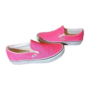Vans Low Top Sneakers Unisex Size Men7/Women's Size 8.5 Pink Style-508731  #1423